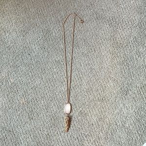 Kendra Scott Long Large Pendant Necklace